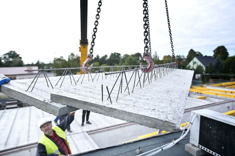 Zespolone stropy gęstożebrowe typu VECTOR, fot. Konbet Zespolone stropy gęstożebrowe typu VECTOR, fot. Konbet