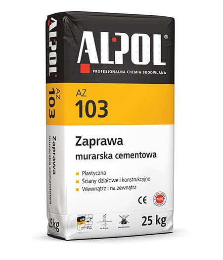 Zaprawa murarska cementowa AZ 103