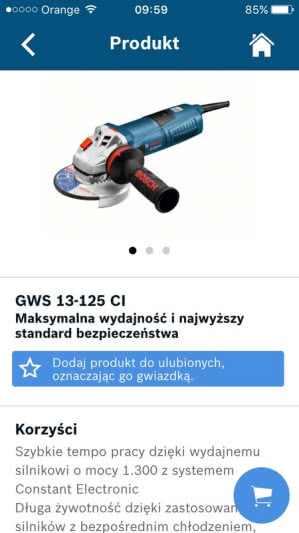 Aplikacja Bosch Pocket Assistant