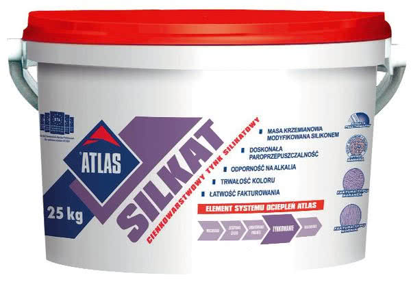 Tynk silikatowy ATLAS SILKAT N / R