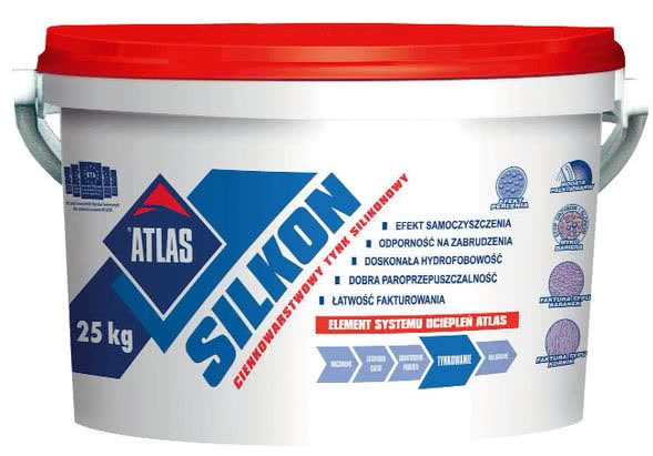 Tynk silikonowy ATLAS SILKON N / R
