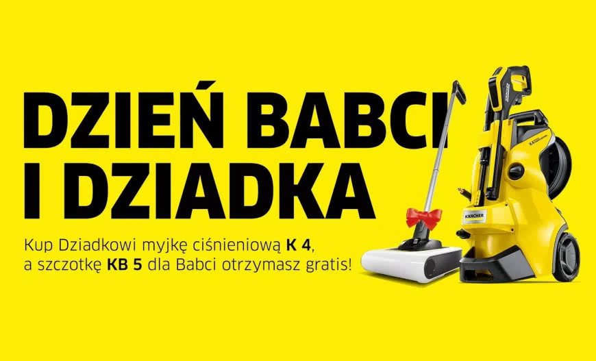 Promocja z okazji Dnia Babci i Dziadka w Kärcher