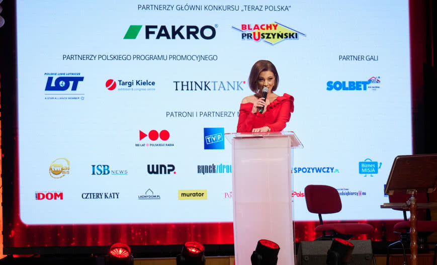 FAKRO obecne na Gali 36. edycji Konkursu „Teraz Polska” jako Partner Główny wydarzenia 