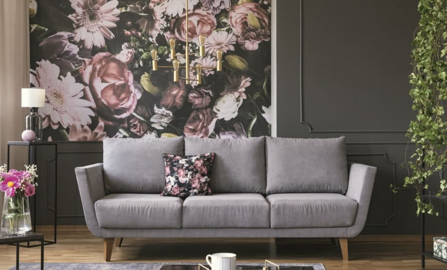 Kwiatowe aranżacje wnętrz z farbami Tikkurila Color Now 2019