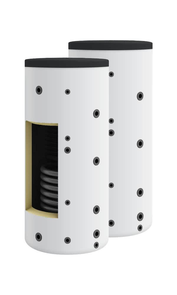 OEM BLACK V4 - zbiornik buforowy z jedną wężownicą